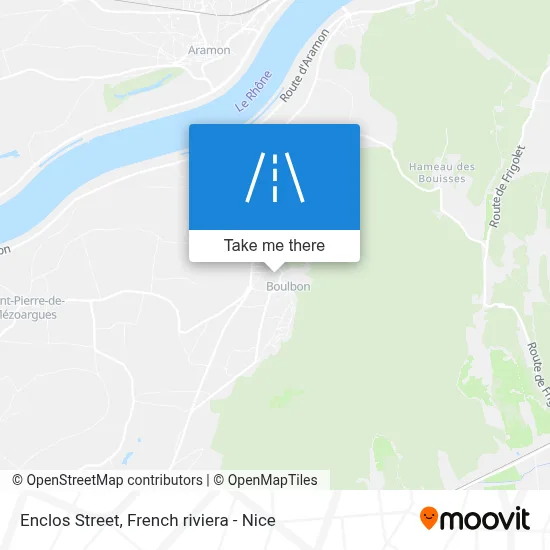 Mapa Rue De L'Enclos