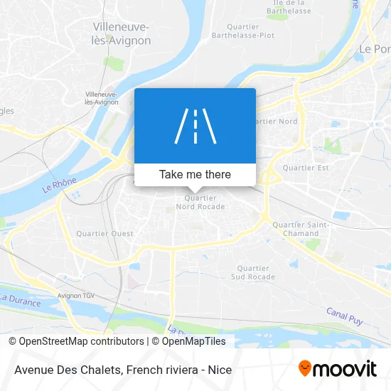 Avenue Des Chalets map