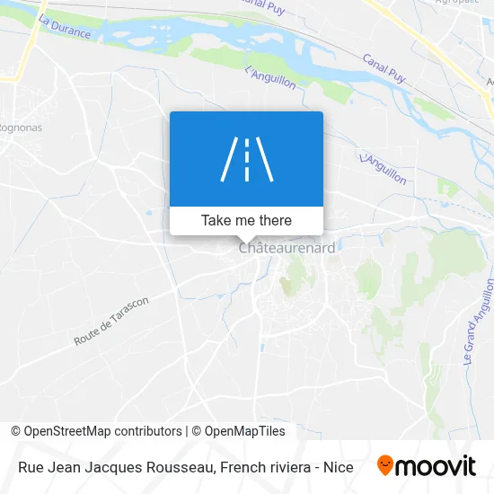 Mapa Rue Jean Jacques Rousseau