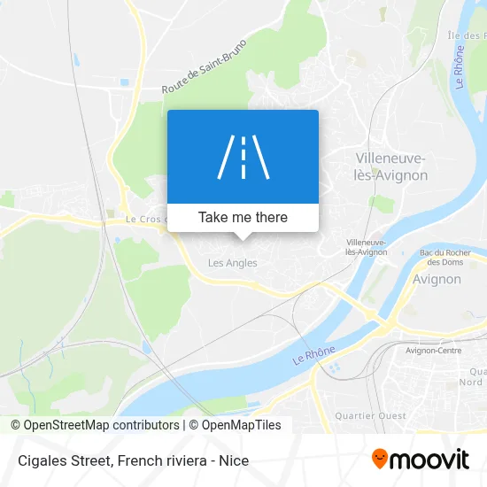 Rue Des Cigales map