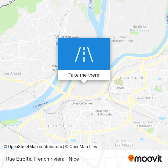 Mapa Rue Etroite