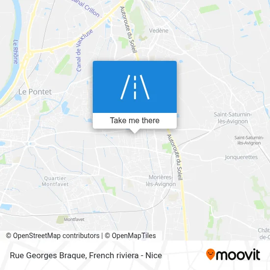 Rue Georges Braque map