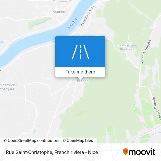 Mapa Rue Saint-Christophe