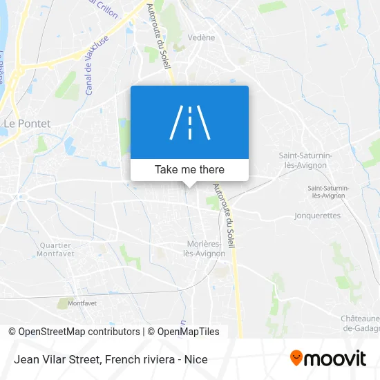 Mapa Rue Jean Vilar