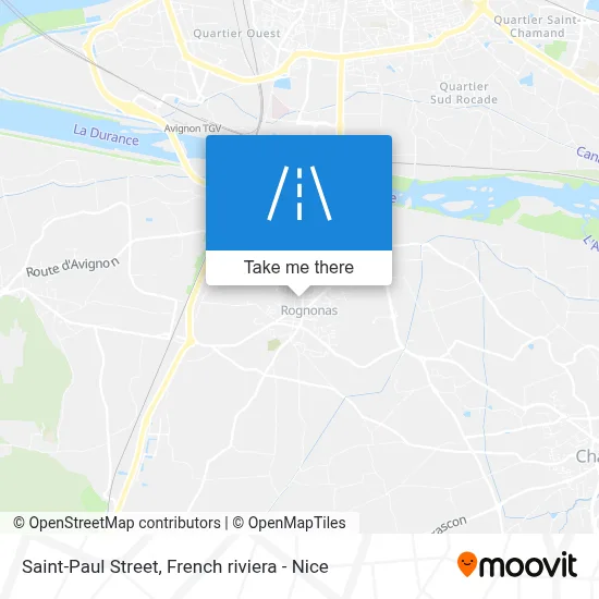 Mapa Rue Saint-Paul