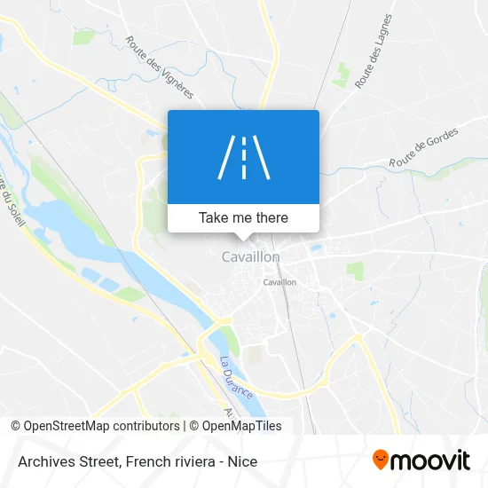 Rue Des Archives map