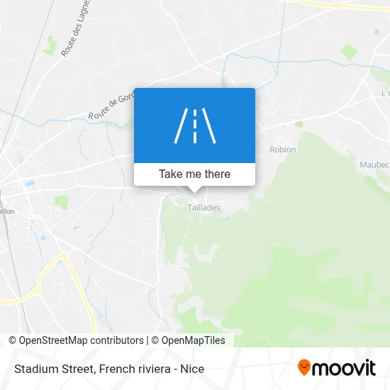 Mapa Rue Du Stade