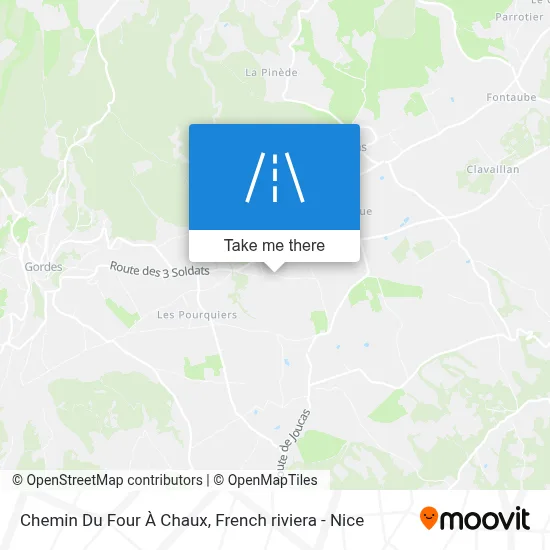 Chemin Du Four À Chaux map