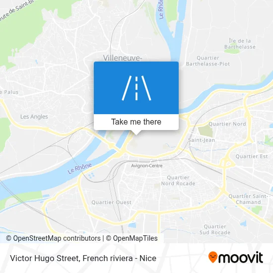 Rue Victor Hugo map