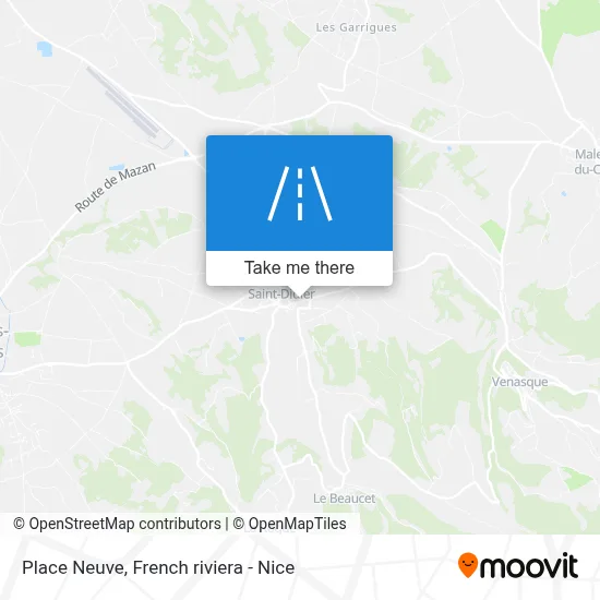 Mapa Place Neuve