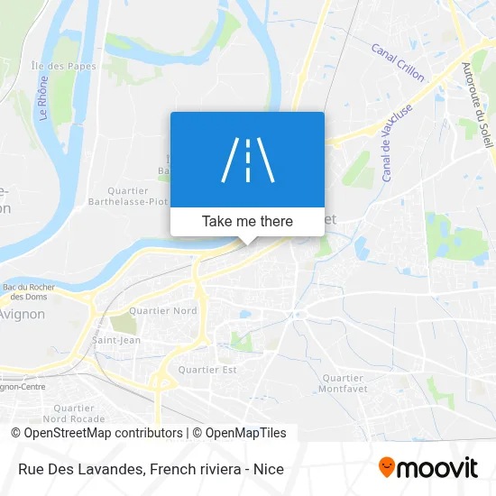 Rue Des Lavandes map
