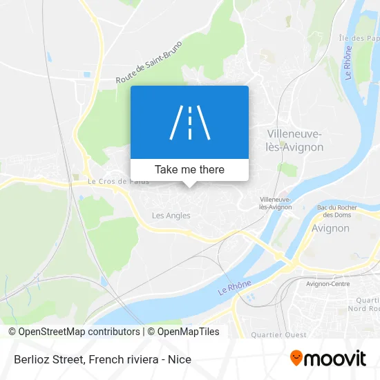 Rue Berlioz map