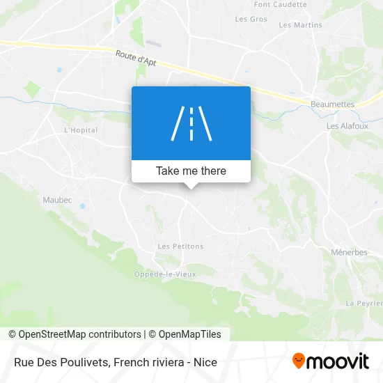 Rue Des Poulivets map
