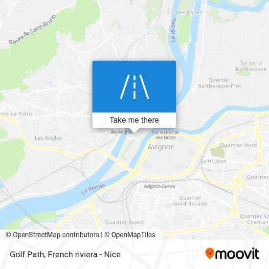 Chemin Du Golf map
