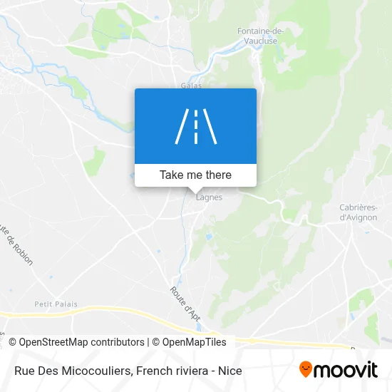 Rue Des Micocouliers map
