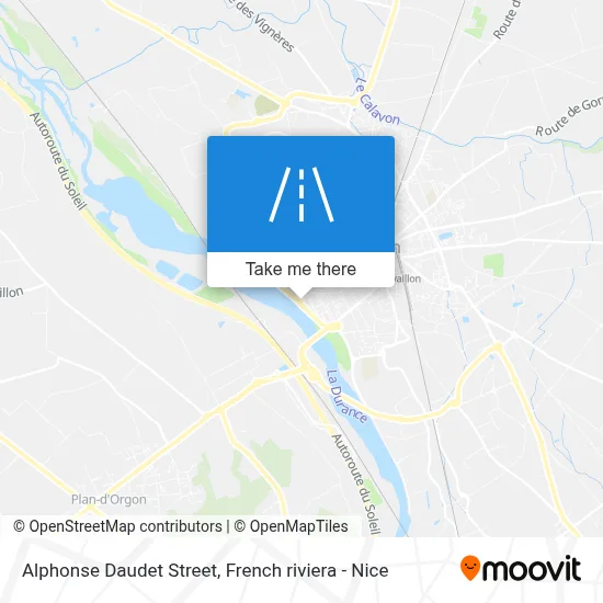 Rue Alphonse Daudet map