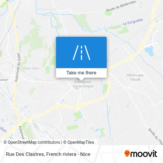 Rue Des Clastres map