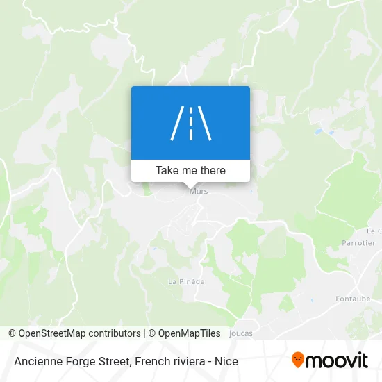 Mapa Rue De L'Ancienne Forge