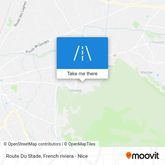 Route Du Stade map