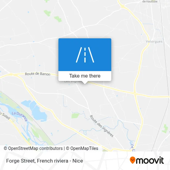 Mapa Rue De La Forge