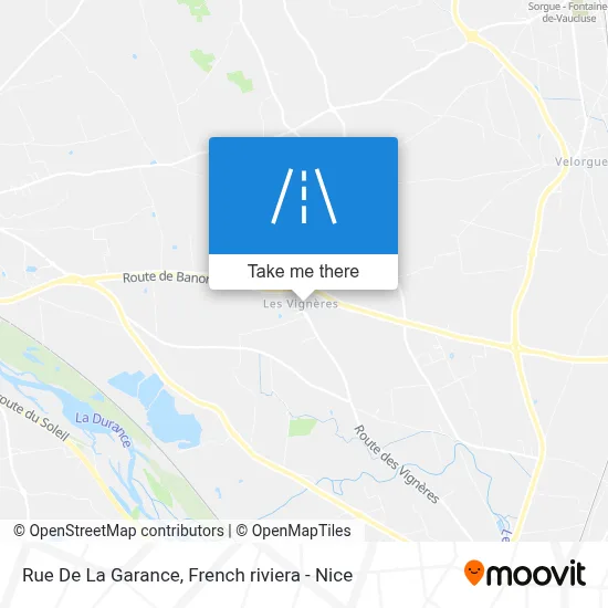 Rue De La Garance map