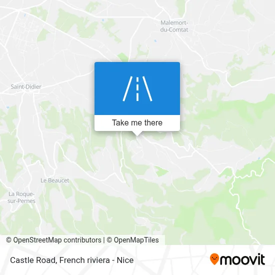 Route Du Château map