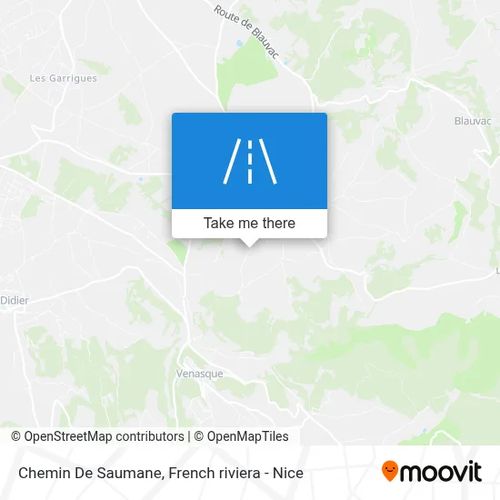 Chemin De Saumane map