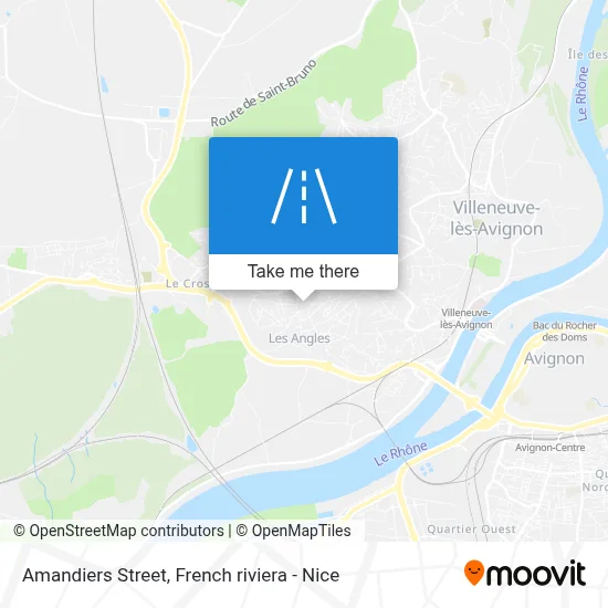 Rue Des Amandiers map