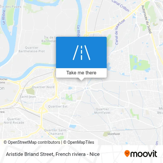 Rue Aristide Briand map