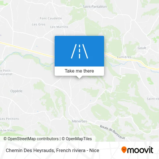 Chemin Des Heyrauds map