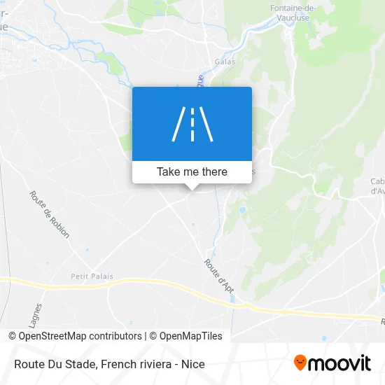 Route Du Stade map