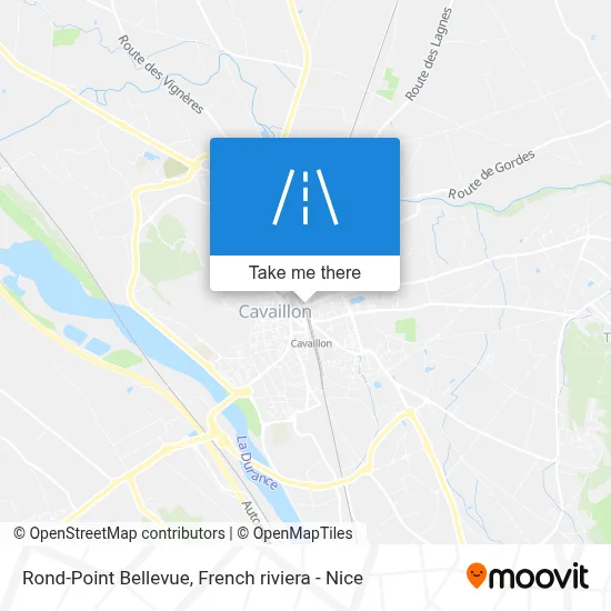 Rond-Point Bellevue map