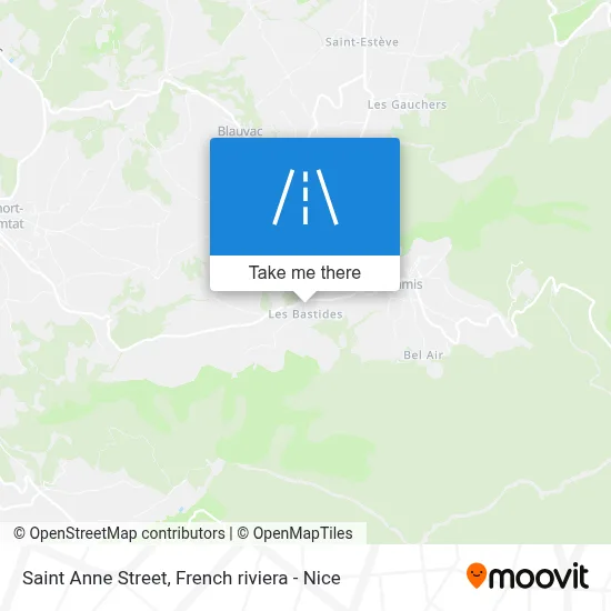 Rue Sainte-Anne map