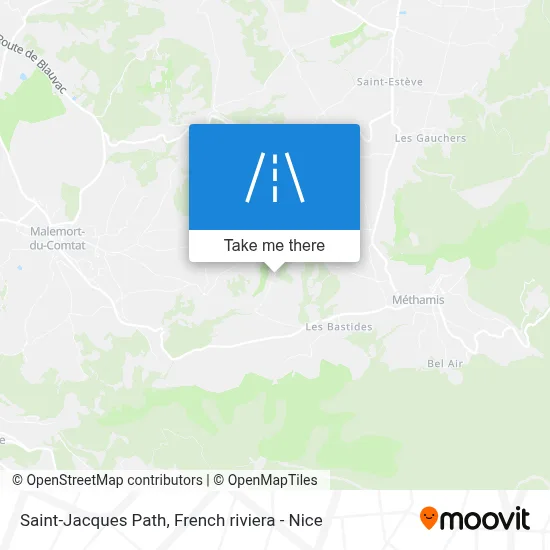 Chemin De Saint-Jacques map