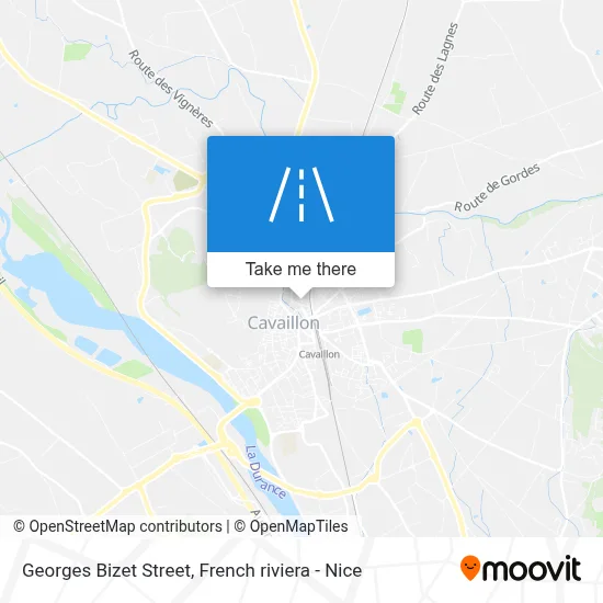 Mapa Rue Georges Bizet