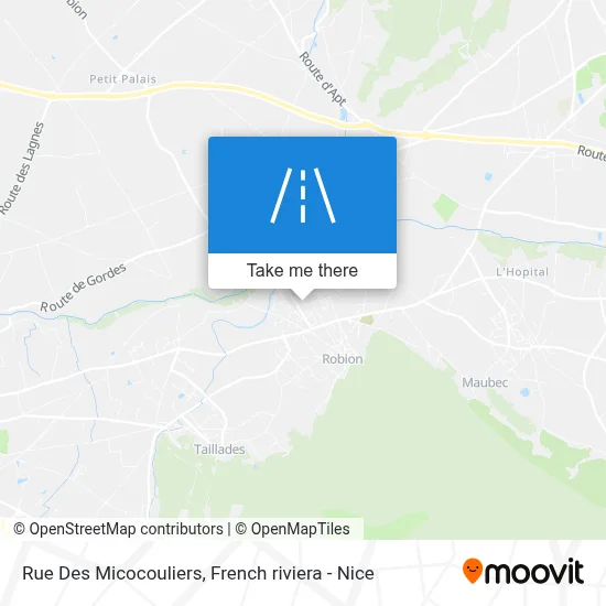 Rue Des Micocouliers map
