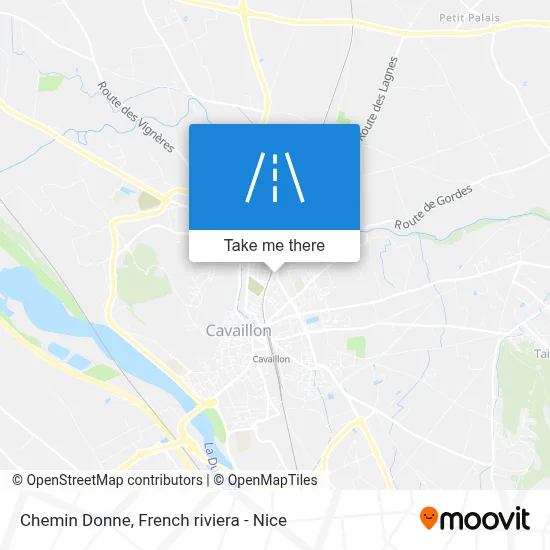 Chemin Donne map