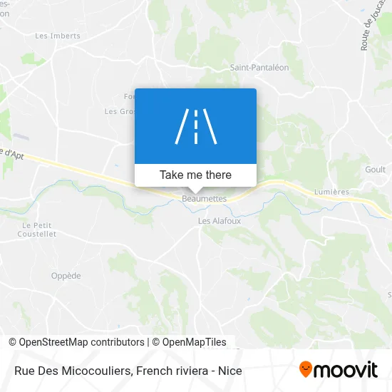 Rue Des Micocouliers map