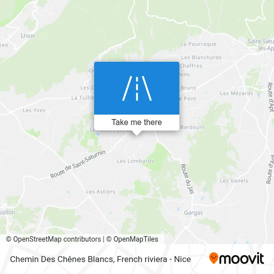 Chemin Des Chênes Blancs map