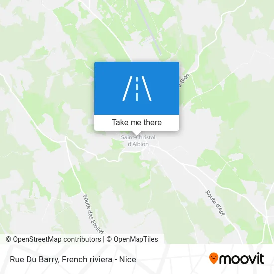 Rue Du Barry map