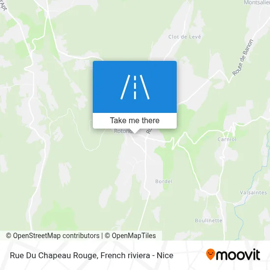 Rue Du Chapeau Rouge map