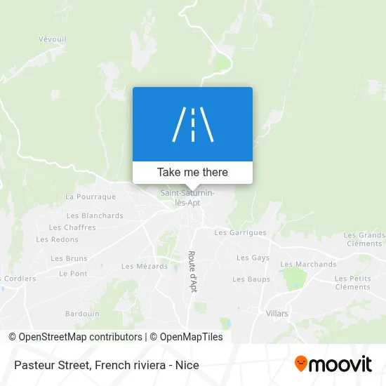 Rue Pasteur map