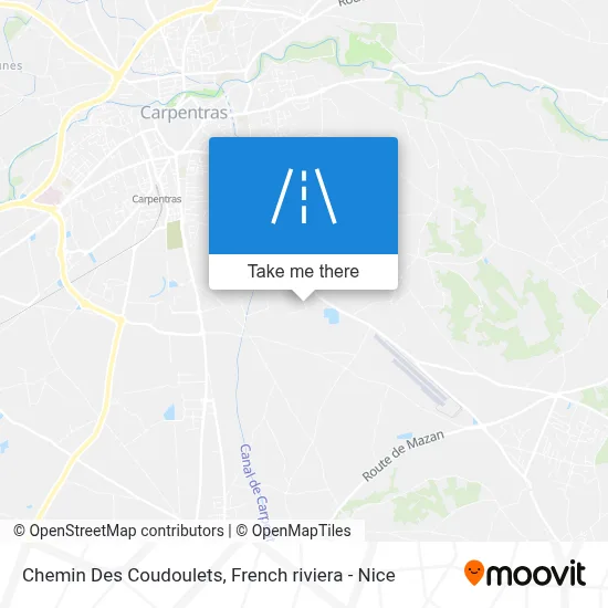 Chemin Des Coudoulets map