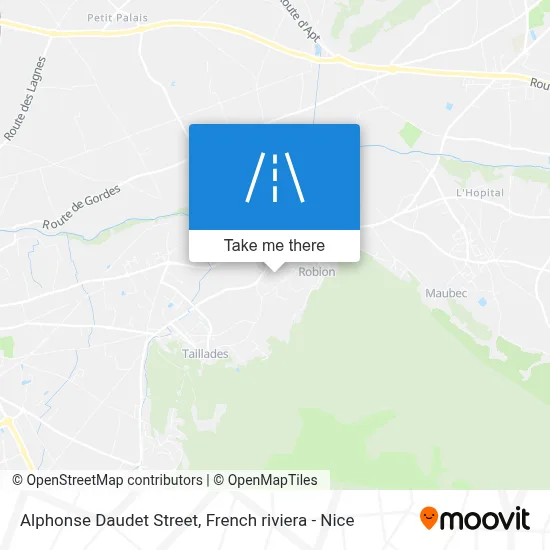Rue Alphonse Daudet map