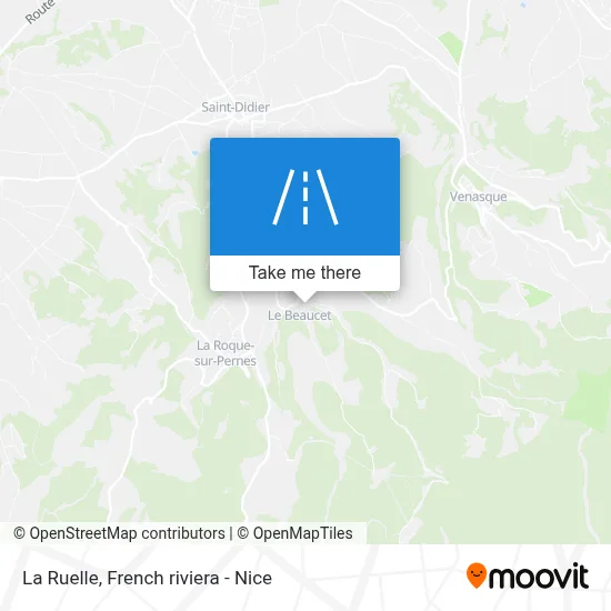 La Ruelle map
