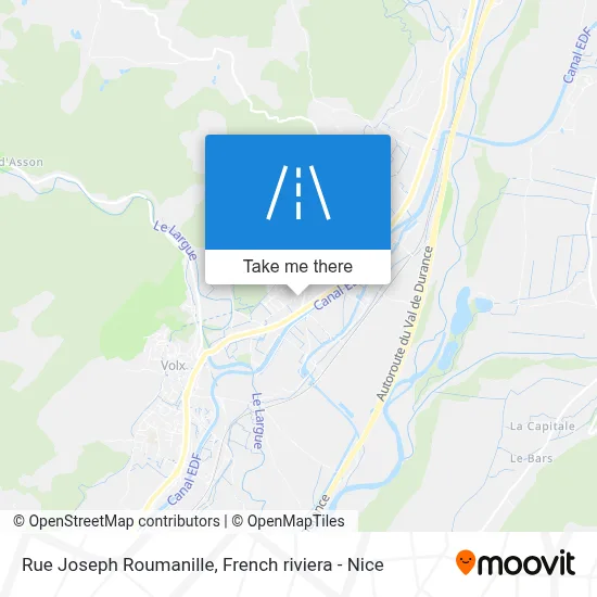 Rue Joseph Roumanille map