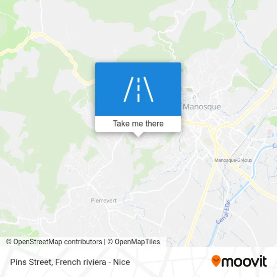 Rue Des Pins map