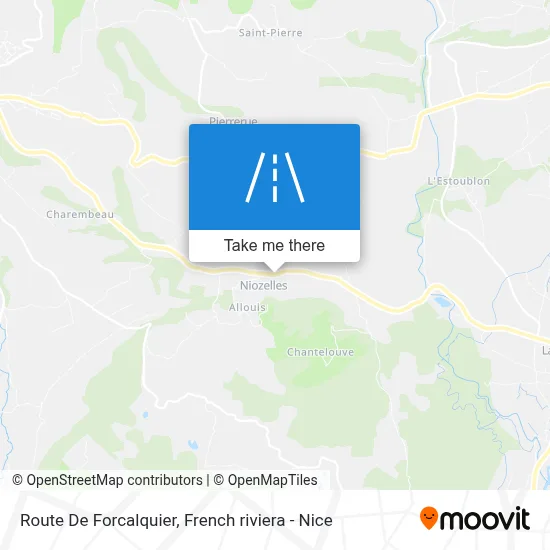 Route De Forcalquier map