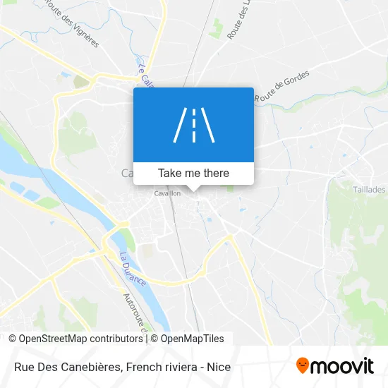 Rue Des Canebières map