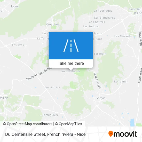 Rue Du Centenaire map